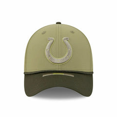 Indianapolis Colts 2025 NFL Salute to Service 39THIRTY Flex Cap Olive Taass for sale