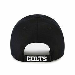 Indianapolis Colts Black & White '47 MVP Adjustable NFL Cap Black Taass US