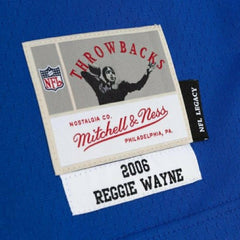 Reggie Wayne #87 Indianapolis Colts Legacy Throwback NFL Jersey Blue Fashion