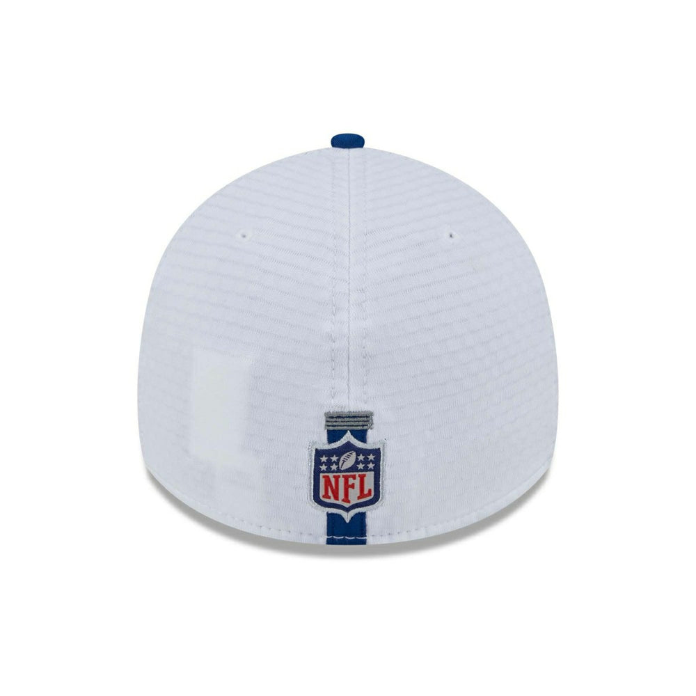 Indianapolis Colts 2024 NFL Training Camp New Era 39THIRTY Flex Cap White Taass for sale