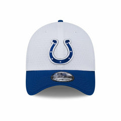Indianapolis Colts 2024 NFL Training Camp New Era 39THIRTY Flex Cap White Taass for sale