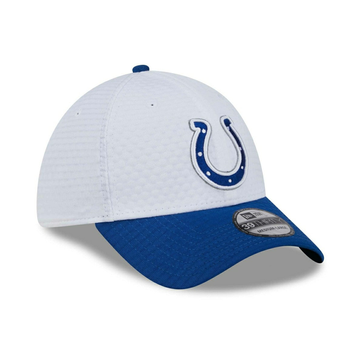 Indianapolis Colts 2024 NFL Training Camp New Era 39THIRTY Flex Cap White Taass for sale