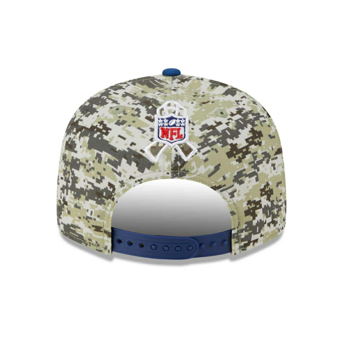 Indianapolis Colts Camo 2023 NFL Salute to Service New Era 9FIFTY Snapback Cap Lifestyle