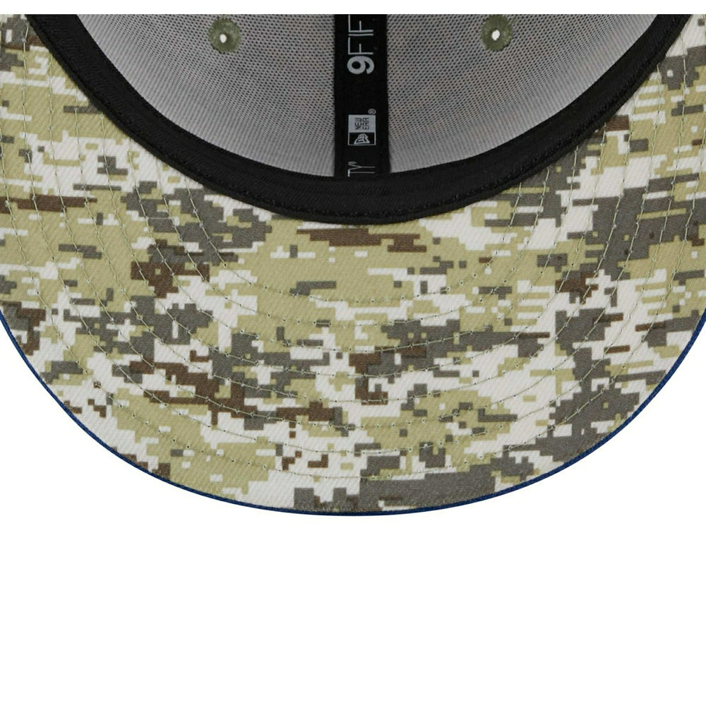 Indianapolis Colts Camo 2023 NFL Salute to Service New Era 9FIFTY Snapback Cap Lifestyle