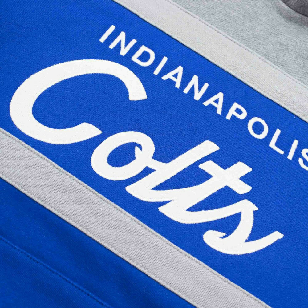 Indianapolis Colts Head Coach Mitchell & Ness NFL Throwback Football Hoodie Taass US