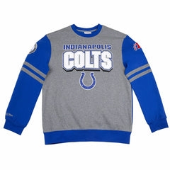 Indianapolis Colts All Over 2.0 Mitchell & Ness NFL Crew Fleece Pullover Classic