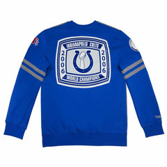 Indianapolis Colts All Over 2.0 Mitchell & Ness NFL Crew Fleece Pullover Classic