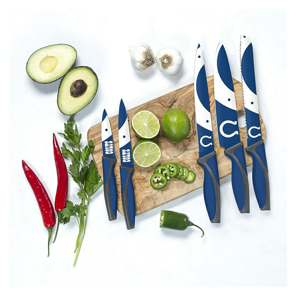 Indianapolis Colts NFL 5-Piece Kitchen Knife Set Taass for sale