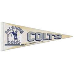 Baltimore Colts Premium Throwback NFL Pennant Fashion