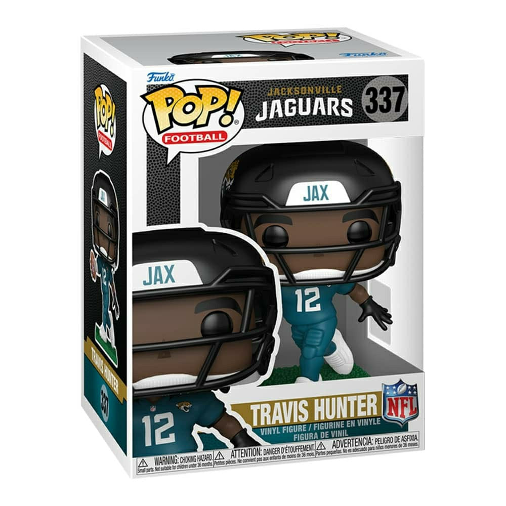 Funko POP! #337 Travis Hunter Jacksonville Jaguars Vinyl NFL Figure Classic