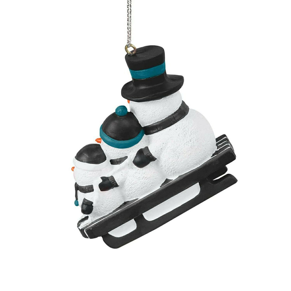 Jacksonville Jaguars NFL Sledding Snowmen Christmas Ornament Taass sale