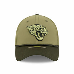 Jacksonville Jaguars 2025 NFL Salute to Service 39THIRTY Flex Cap Olive Taass sale