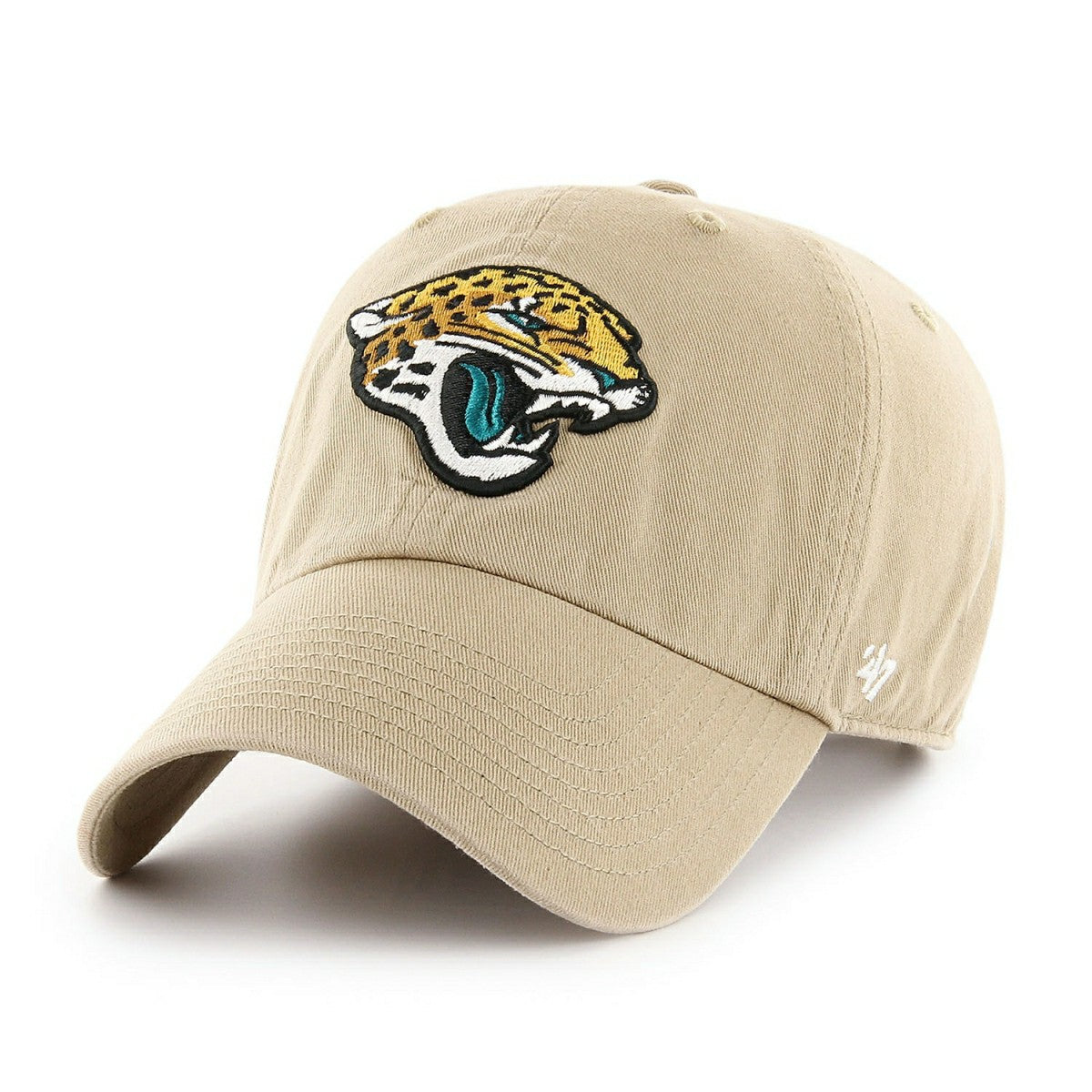 Jacksonville Jaguars '47 Clean Up Adjustable NHL Cap Khaki Taass for sale