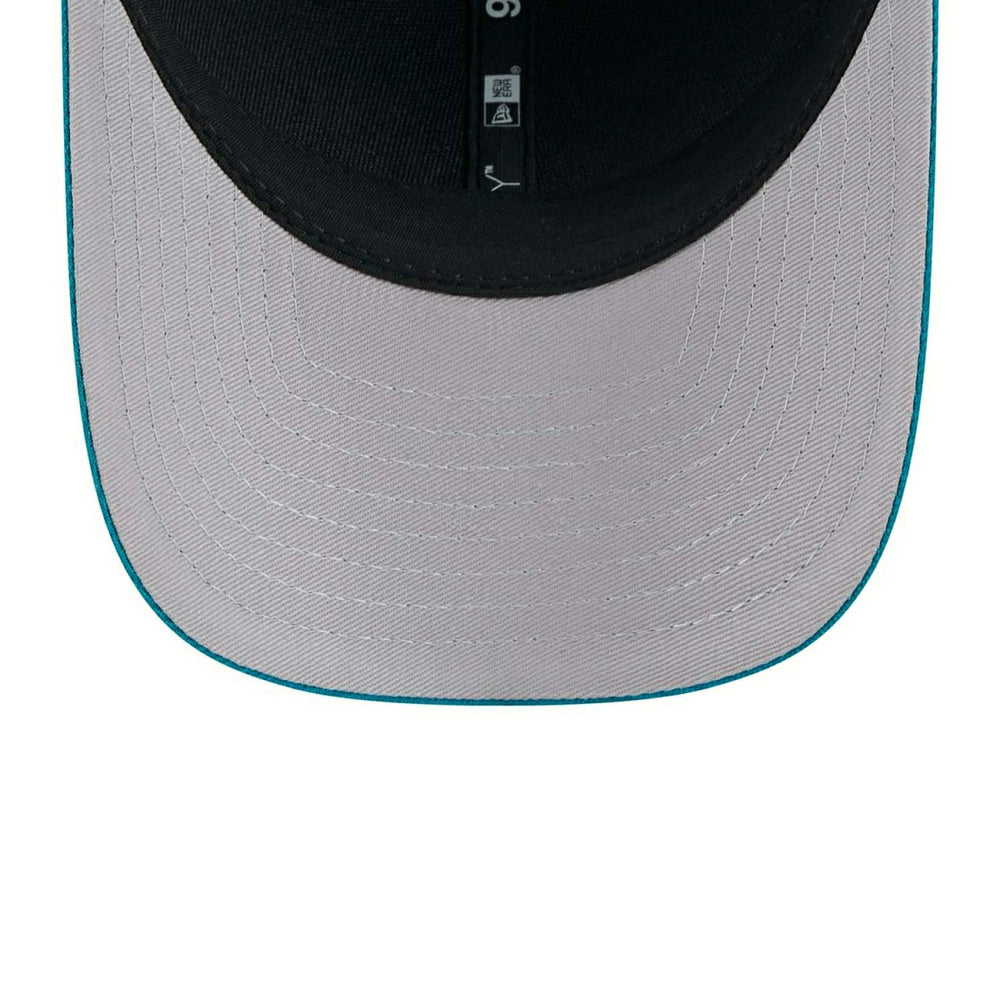 Jacksonville Jaguars NFL Team Logo New Era 9FORTY M-Crown Snapback Cap Teal Taass for sale