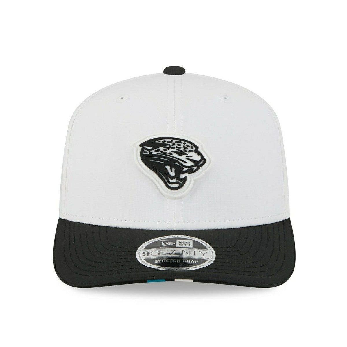 Jacksonville Jaguars 2025 NFL Training Camp New Era  9SEVENTY Stretch-Snap Cap OTC White Taass US