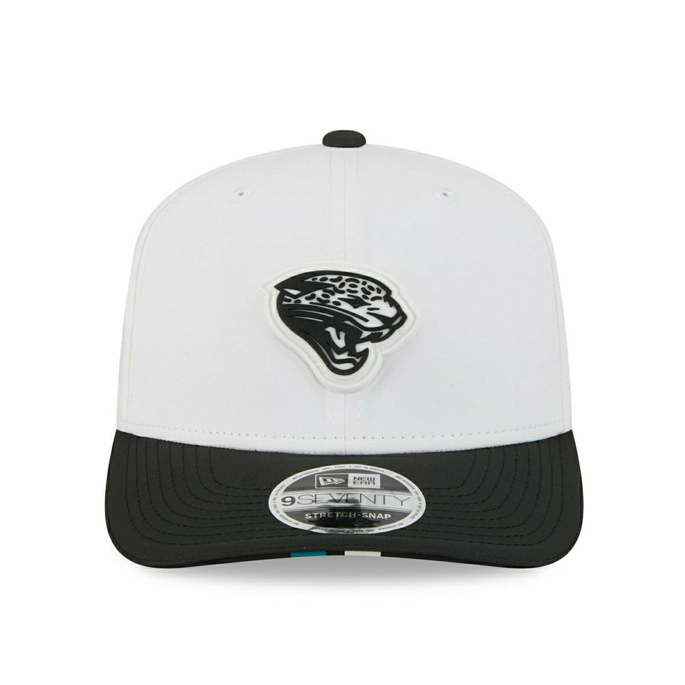 Jacksonville Jaguars 2025 NFL Training Camp New Era  9SEVENTY Stretch-Snap Cap OTC White Taass US