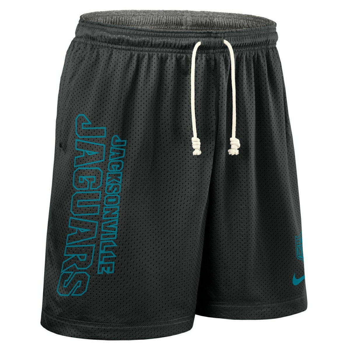 Jacksonville Jaguars 2025 NFL Sideline Reversible Mesh Nike Dri-FIT Shorts Black Classic