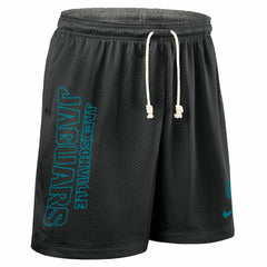 Jacksonville Jaguars 2025 NFL Sideline Reversible Mesh Nike Dri-FIT Shorts Black Classic