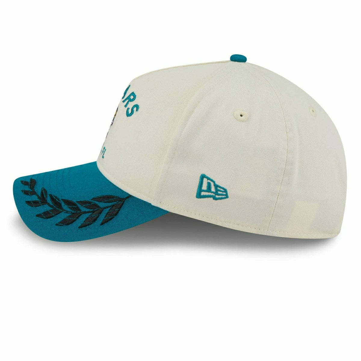 Jacksonville Jaguars 2025 NFL Draft 9TWENTY A-Frame Adjustable Cap Cream Taass sale