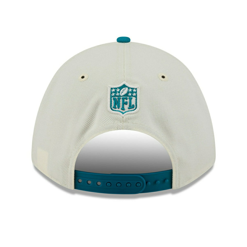 Jacksonville Jaguars 2025 NFL Draft 9FORTY M-Crown A-Frame Snapback Cap Cream Taass for sale