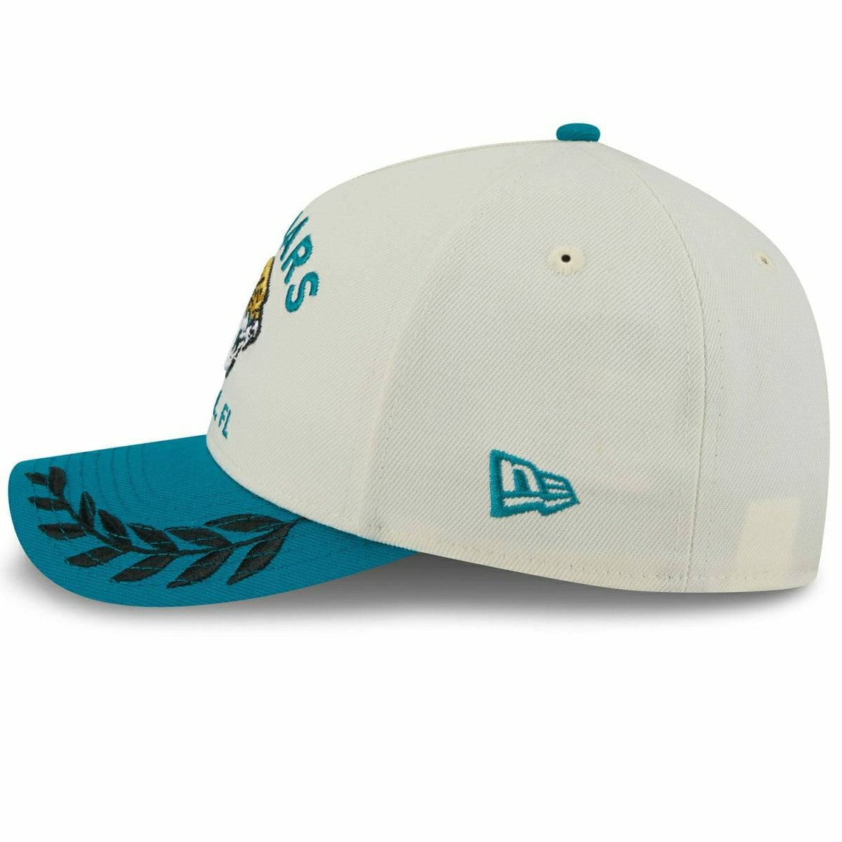 Jacksonville Jaguars 2025 NFL Draft 9FORTY M-Crown A-Frame Snapback Cap Cream Taass for sale