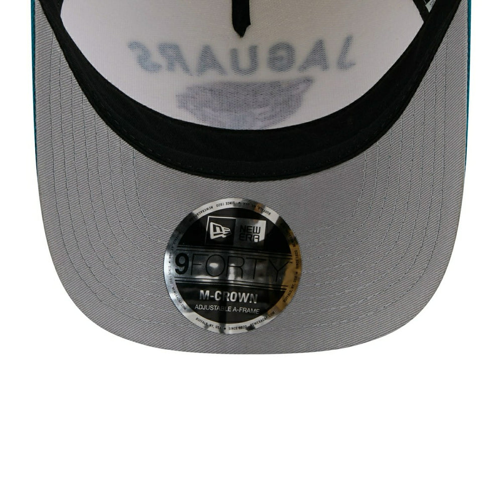Jacksonville Jaguars 2025 NFL Draft 9FORTY M-Crown A-Frame Snapback Cap Cream Taass for sale