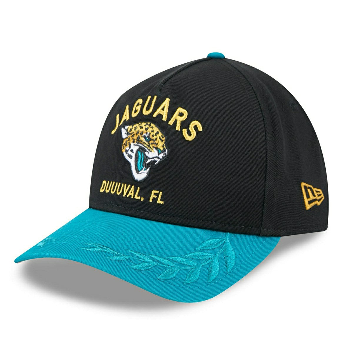 Jacksonville Jaguars 2025 NFL Draft 9TWENTY A-Frame Adjustable Cap Black Taass US