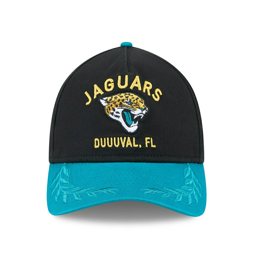Jacksonville Jaguars 2025 NFL Draft 9TWENTY A-Frame Adjustable Cap Black Taass US