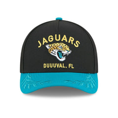 Jacksonville Jaguars 2025 NFL Draft 9FORTY M-Crown A-Frame Snapback Cap Black Classic