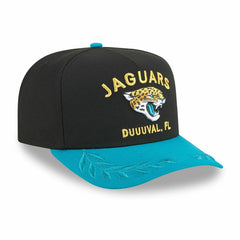 Jacksonville Jaguars 2025 NFL Draft New Era 9FIFTY A-Frame Snapback Cap Black Fashion