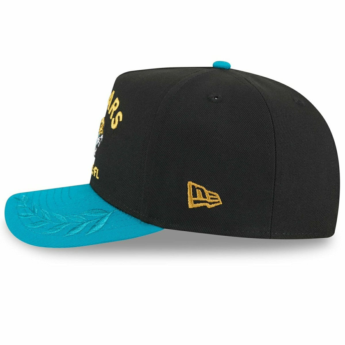 Jacksonville Jaguars 2025 NFL Draft New Era 9FIFTY A-Frame Snapback Cap Black Fashion