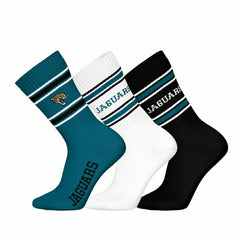 Jacksonville Jaguars Team Set NFL Crew Socks (3-Pack) Classic