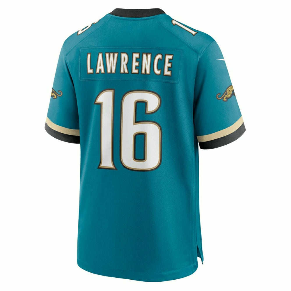 Trevor Lawrence #16 Jacksonville Jaguars Classic Nike Game NFL Jersey Türkis Lifestyle