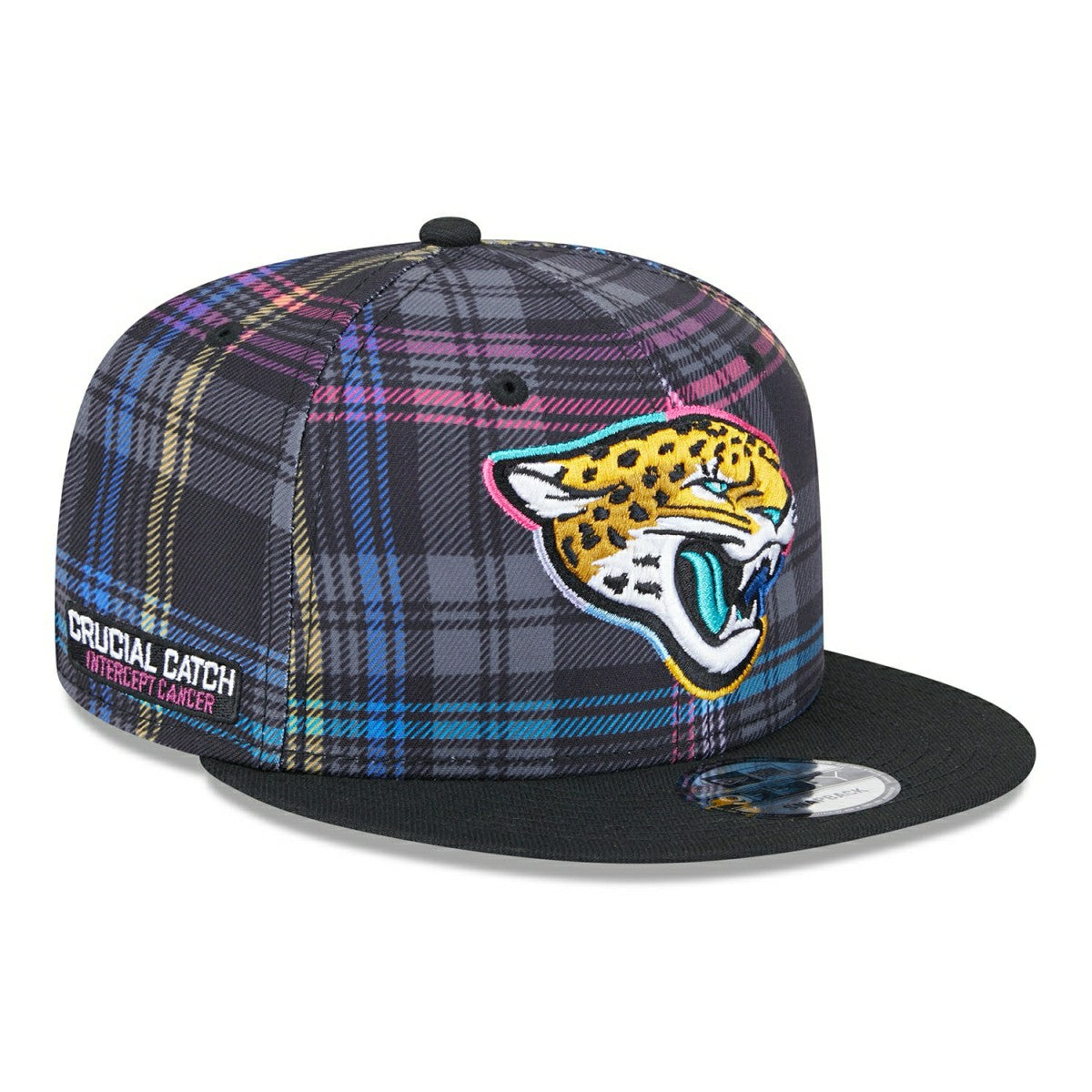 Jacksonville Jaguars 2024 NFL Crucial Catch New Era 9FIFTY Snapback Cap Taass for sale