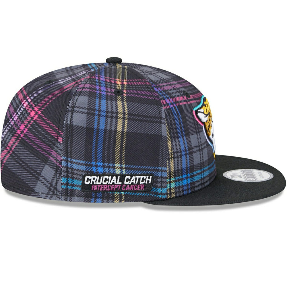 Jacksonville Jaguars 2024 NFL Crucial Catch New Era 9FIFTY Snapback Cap Taass for sale