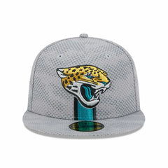 Jacksonville Jaguars 2024 NFL Sideline New Era 59FIFTY Fitted Cap Gray Lifestyle