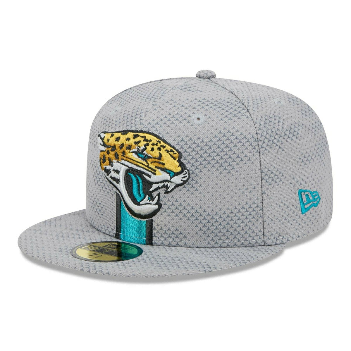 Jacksonville Jaguars 2024 NFL Sideline New Era 59FIFTY Fitted Cap Gray Lifestyle