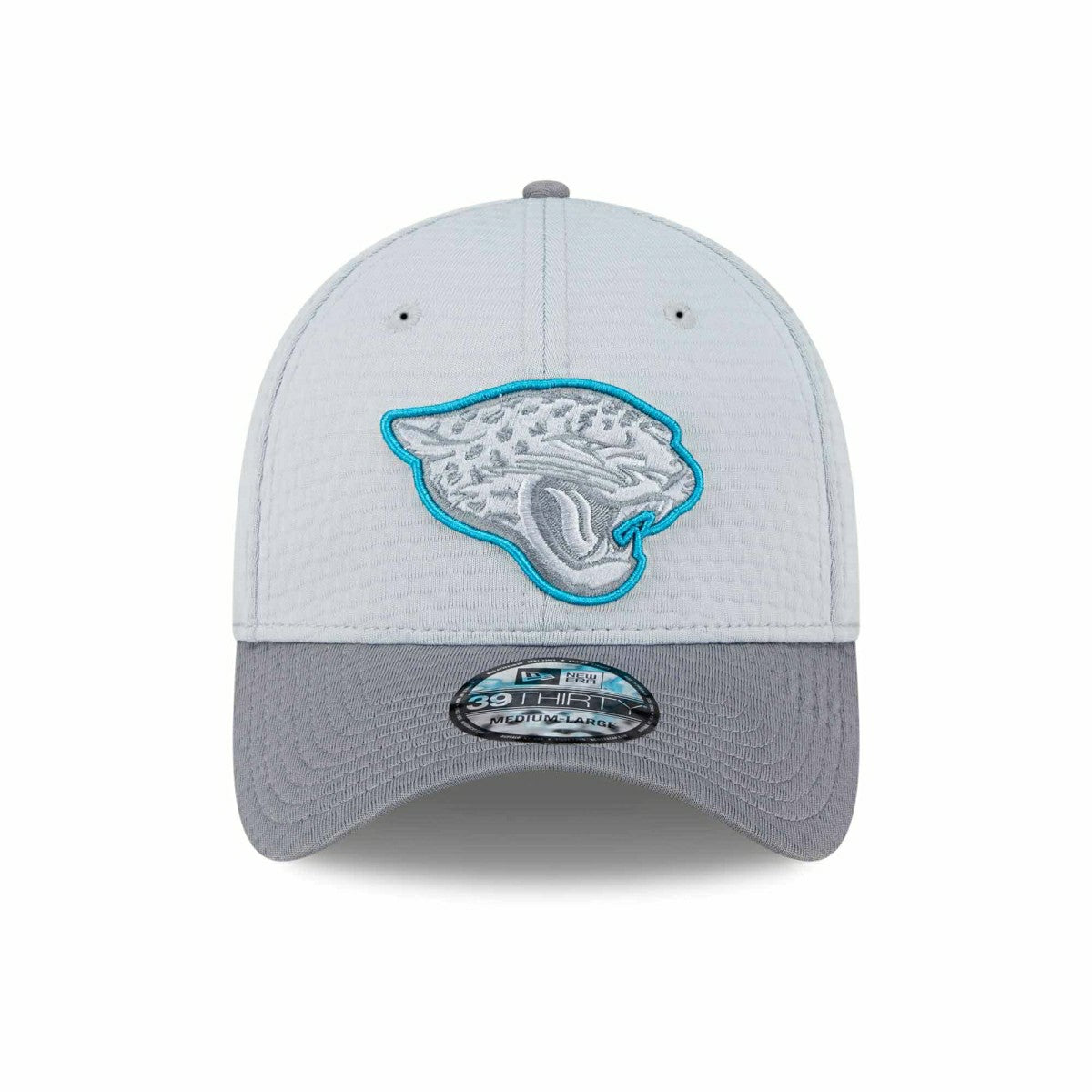 Jacksonville Jaguars 2024 NFL Training Camp New Era 39THIRTY Flex Cap Gray Taass for sale