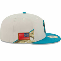 Jacksonville Jaguars 2023 NFL Salute to Service New Era 59FIFTY Fitted Cap Lifestyle