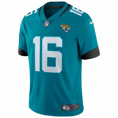 Trevor Lawrence #16 Jacksonville Jaguars Nike Vapor Limited NFL Jersey Alternate Teal Fashion