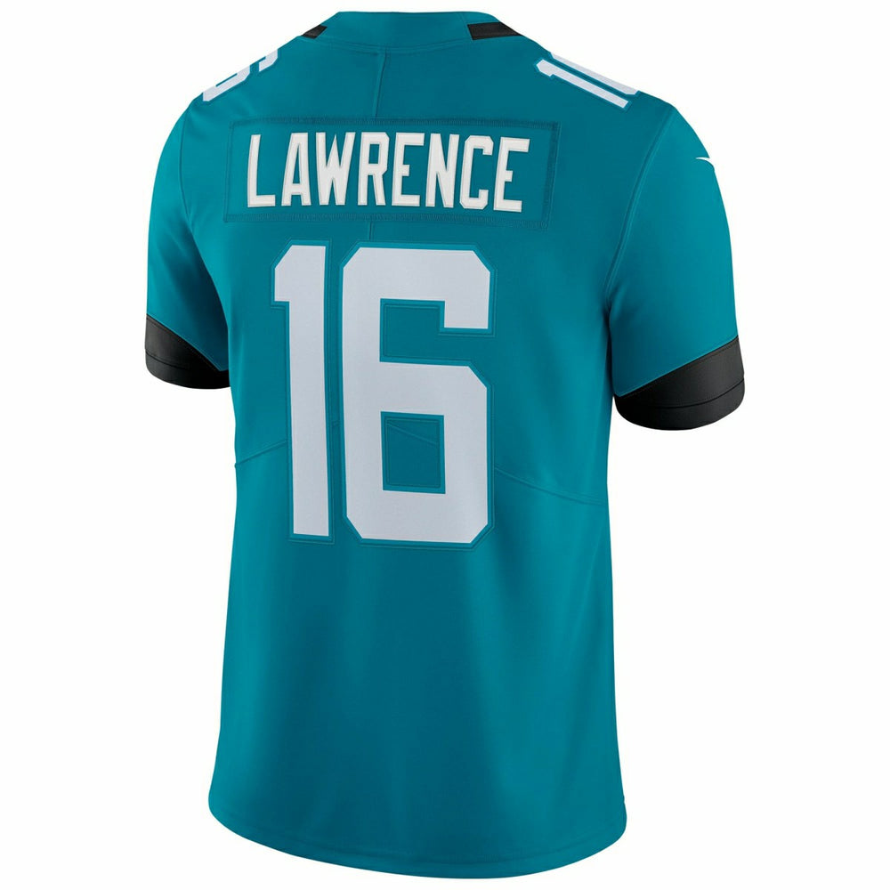 Trevor Lawrence #16 Jacksonville Jaguars Nike Vapor Limited NFL Jersey Alternate Teal Fashion