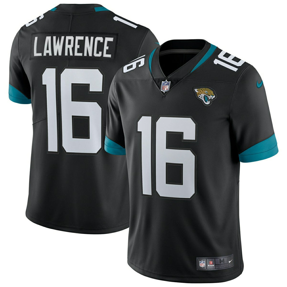 Trevor Lawrence #16 Jacksonville Jaguars Nike Vapor Limited NFL Jersey Black Lifestyle