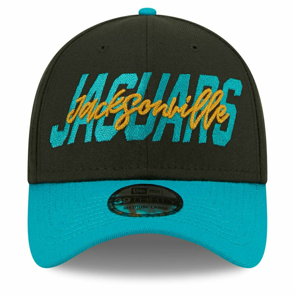 Jacksonville Jaguars Official 2022 NFL Draft New Era 39THIRTY Flex Cap Taass sale
