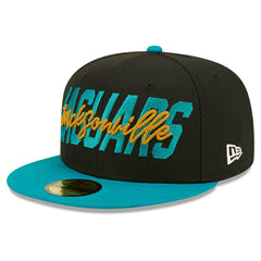Jacksonville Jaguars 2022 NFL Draft On-Stage New Era 59FIFTY Fitted Cap Taass for sale