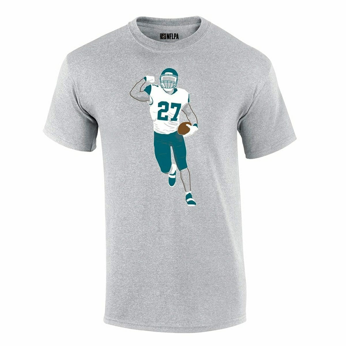 Leonard Fournette #27 Jacksonville Jaguars Silhouette NFL T-Shirt Taass for sale