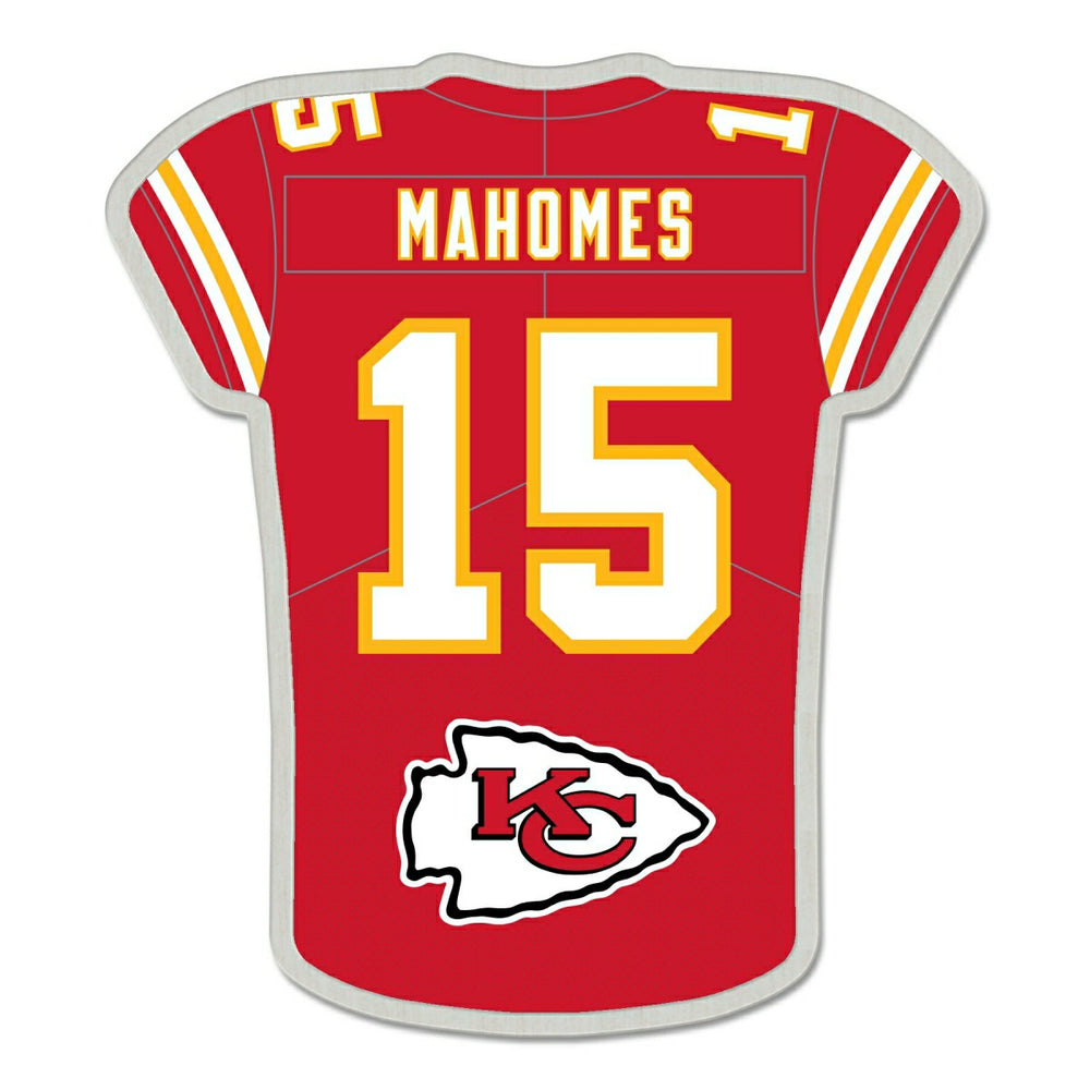 Patrick Mahomes #15 Kansas City ChiefsNFL Player Jersey Pin Taass US