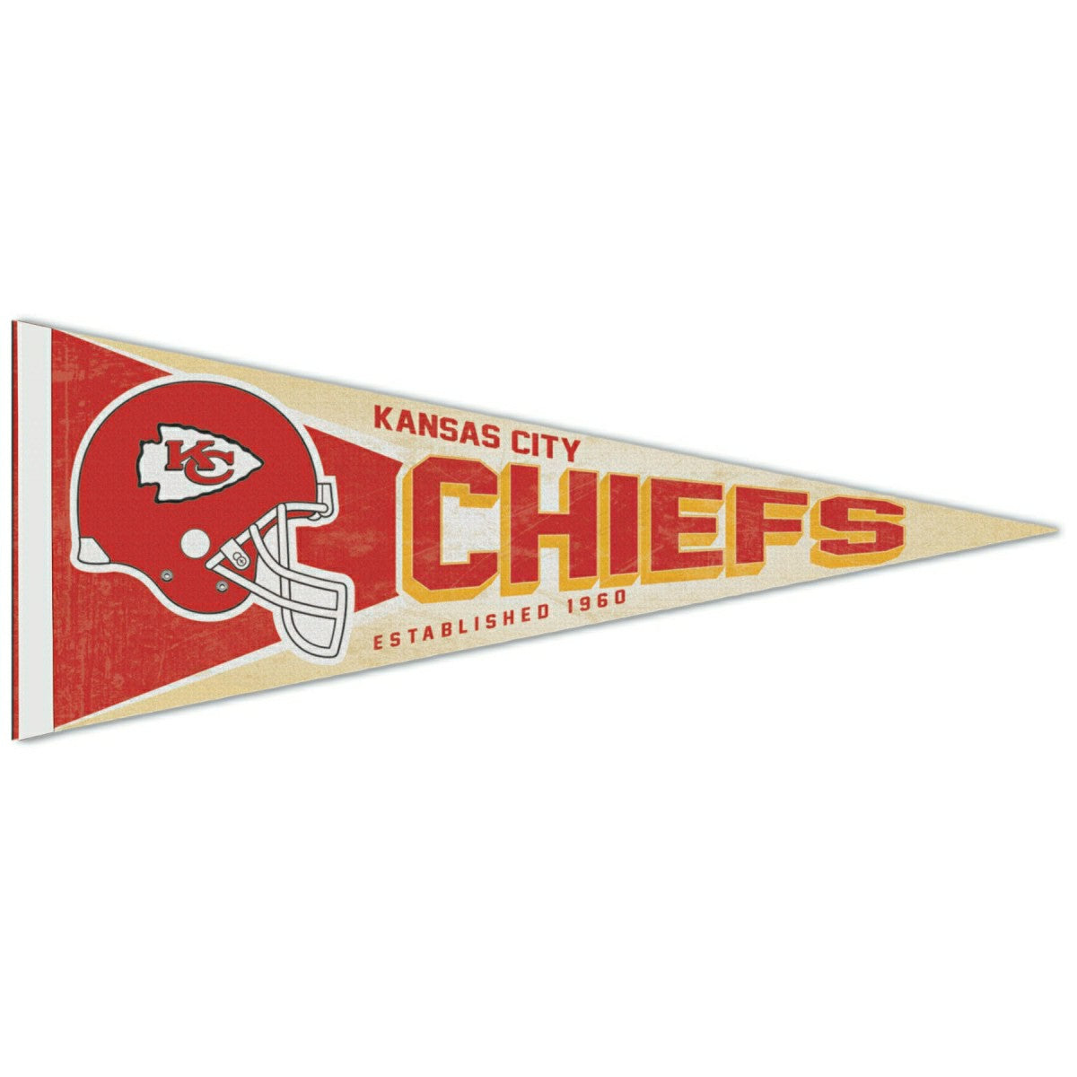 Kansas City Chiefs Premium Throwback NFL Pennant Lifestyle