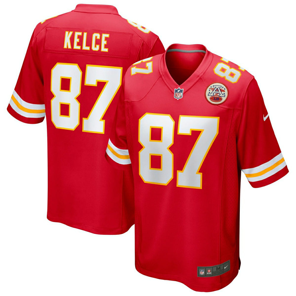 Travis Kelce #87 Kansas City Chiefs Nike Game Football NFL Jersey Red Fashion