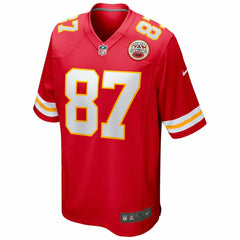 Travis Kelce #87 Kansas City Chiefs Nike Game Football NFL Jersey Red Fashion