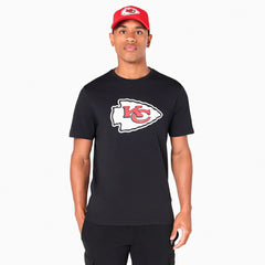 Kansas City Chiefs Team Logo Football NFL T-Shirt Black Lifestyle